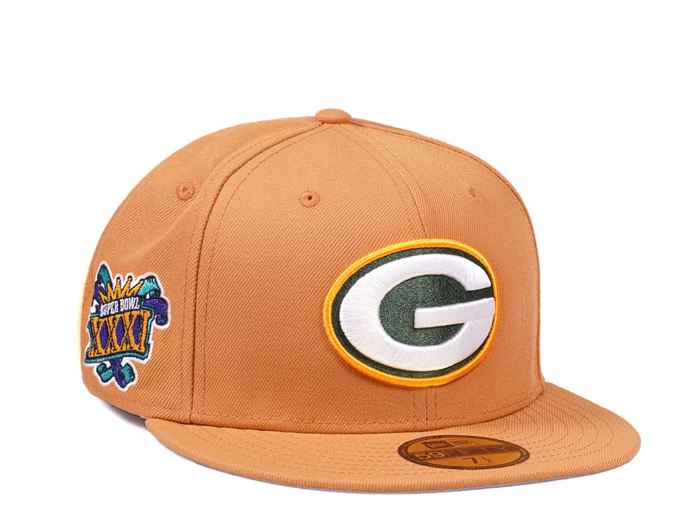 New Era Green Bay Packers Super Bowl XXXI Golden Memories Collection 59Fifty Fitted Hat
