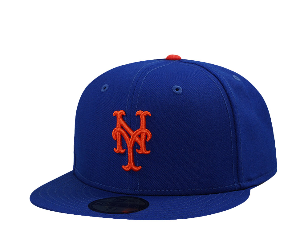 New Era New York Mets Wool Authentic On-Field Blue Prime Edition 59Fifty Fitted Cap
