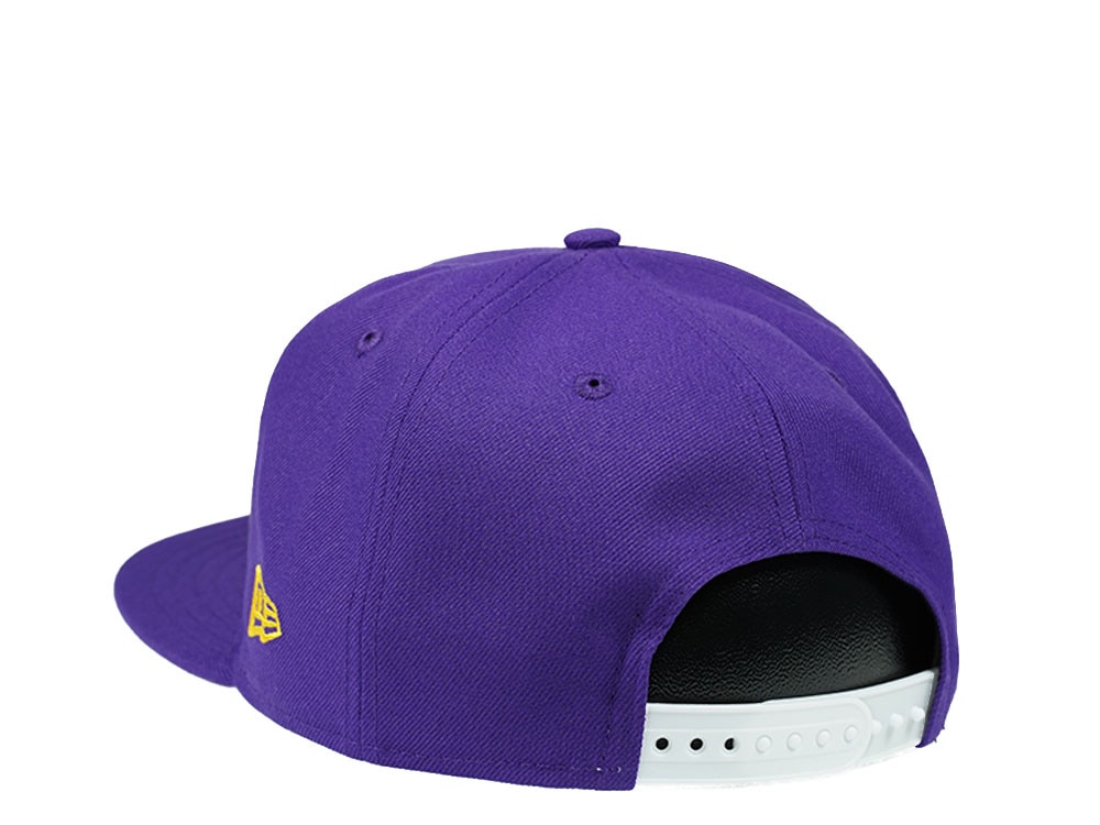 New Era Los Angeles Lakers Purple Skull Edition 9Fifty Snapback Hat