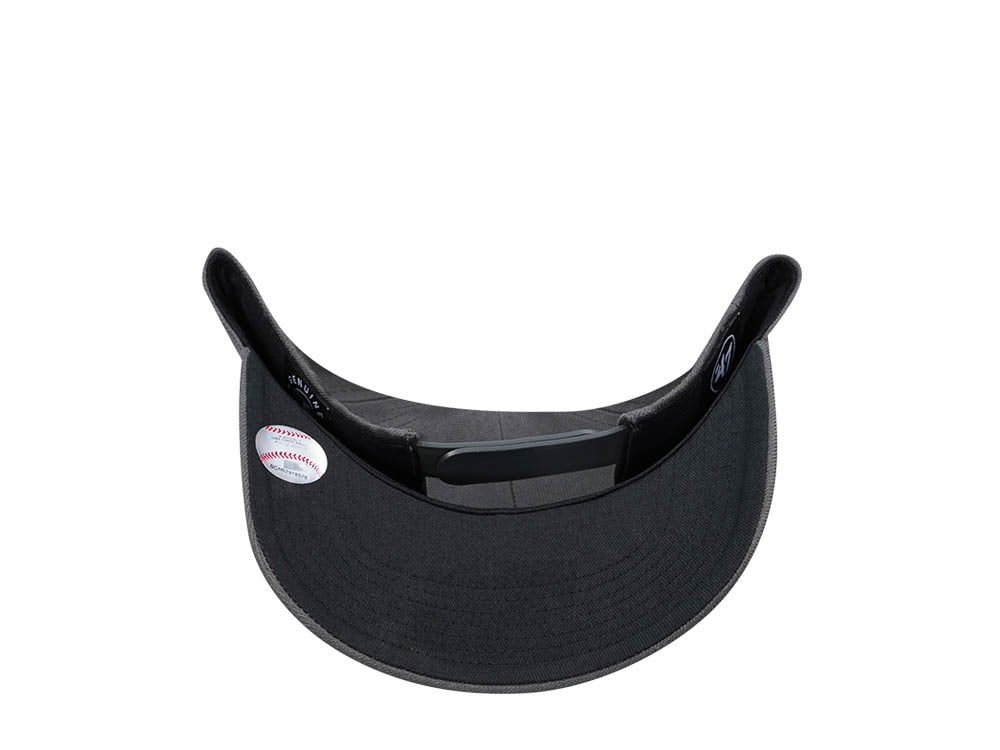 47Brand Los Angeles Dodgers Charcoal Cold Zone MVP DP Snapback Hat