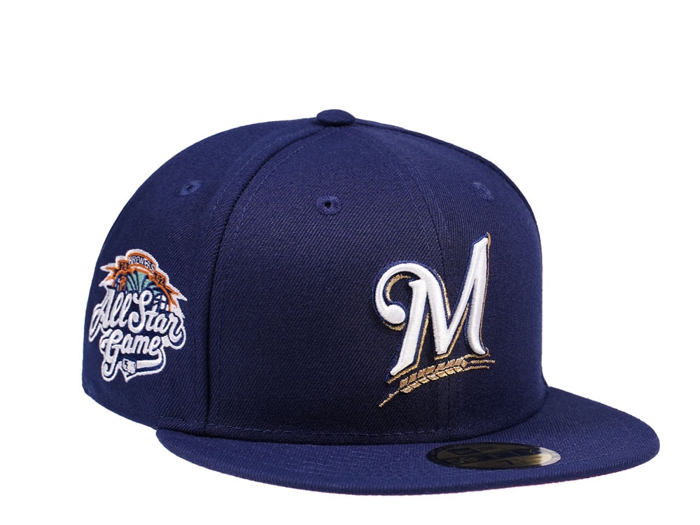 New Era Milwaukee Brewers All Star Game 2002 Pink Edition 59Fifty Fitted Hat