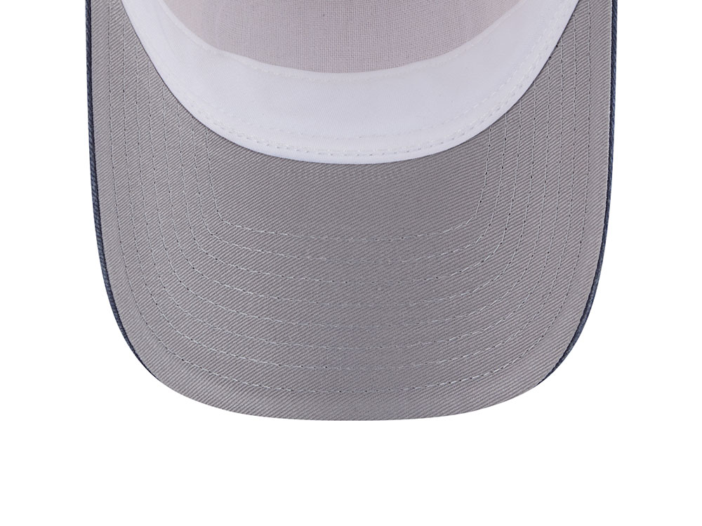 New Era New York Yankees Frayed Patch Stone Two Tone Edition 9Forty M Crown A Frame Trucker Snapback Cap