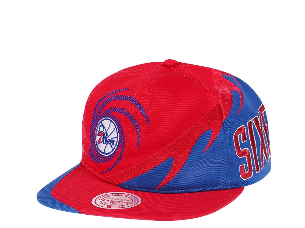 Mitchell & Ness Philadelphia 76Ers NBA Spiral Deadstock Hardwood Classic Snapback Hat