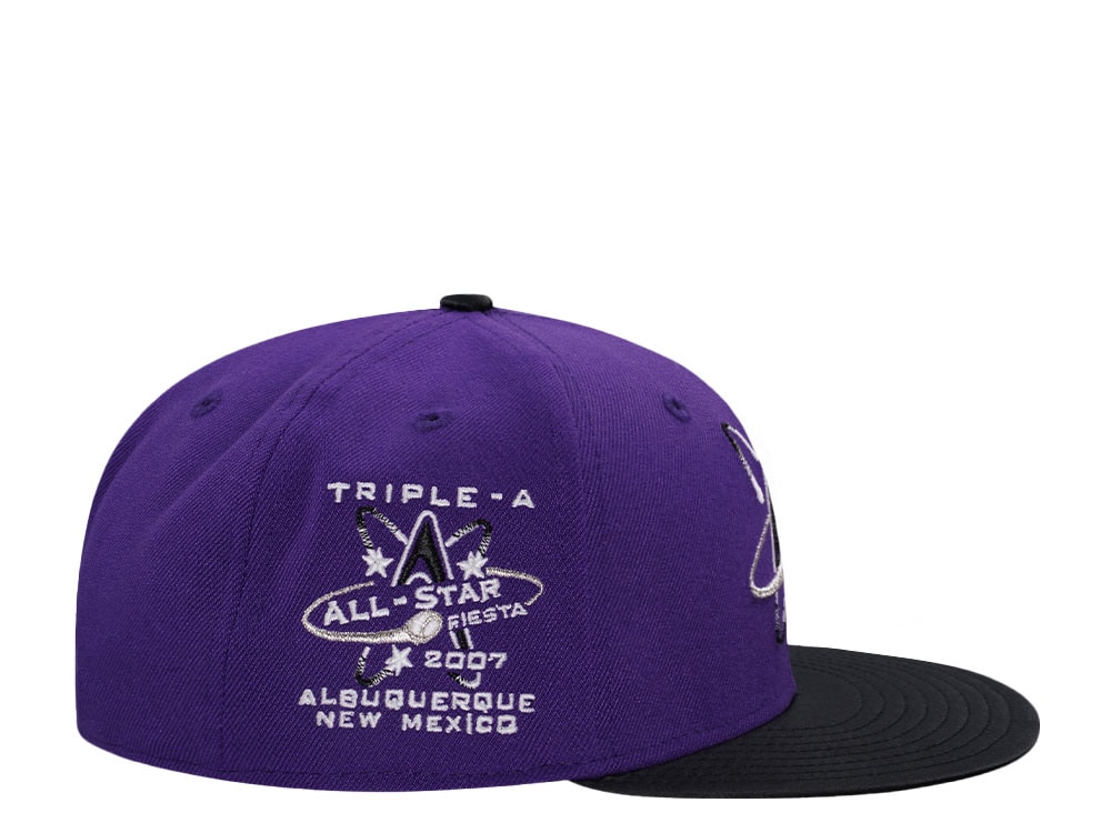 New Era Albuquerque Isotopes All Star Game 2007 Glow Satin Brim Edition 59Fifty Fitted Hat