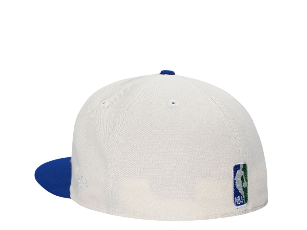 New Era Dallas Mavericks Chrome Metallic Green Two Tone Edition 59Fifty Fitted Hat