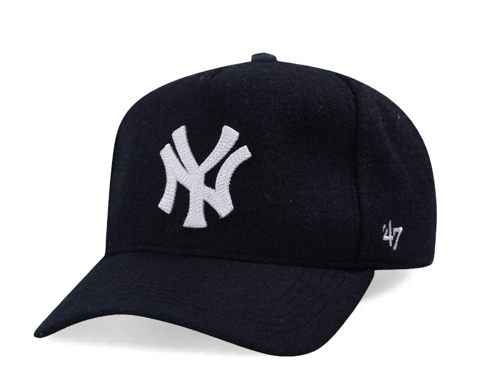 47Brand New York Yankees Navy Chain Stitch Offside Strapback Hat