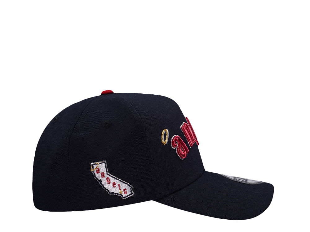 New Era California Angels Navy Throwback Edition 9Forty A Frame Snapback Hat