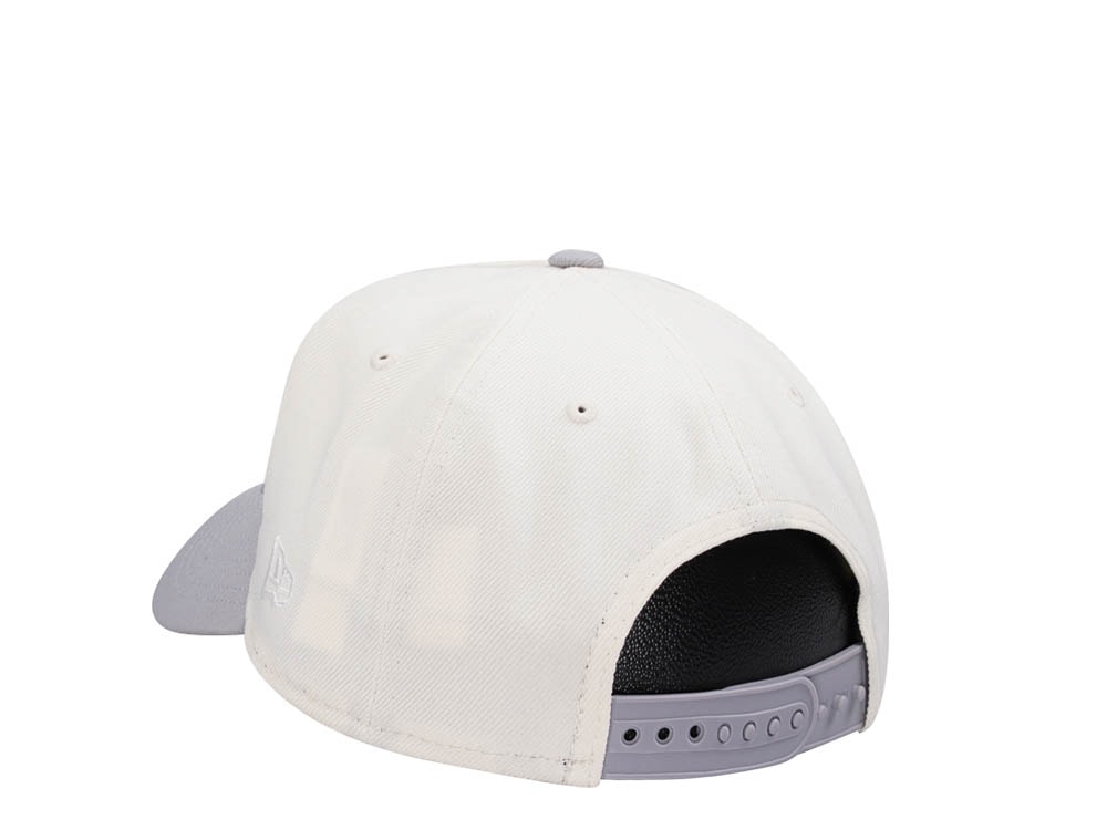 New Era Boston Red Sox 90th Anniversary Chrome Metallic Two Tone Edition 9Forty A Frame Snapback Hat