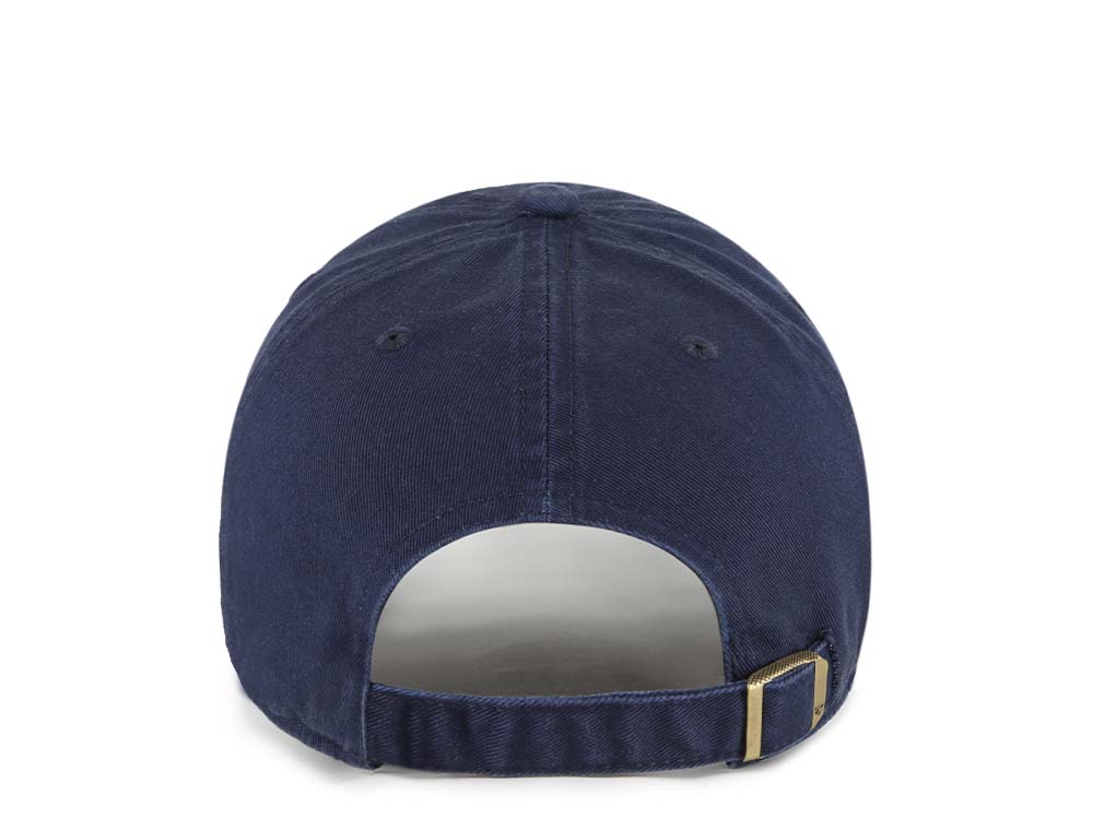 47Brand North Carolina Tar Heels Navy Clean Up Strapback Hat