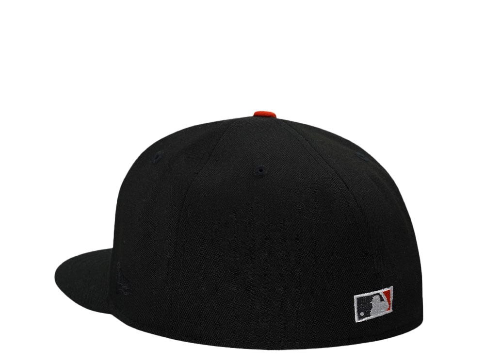 New Era San Francisco Giants World Series 2010 Black Throwback Edition 59Fifty Fitted Hat