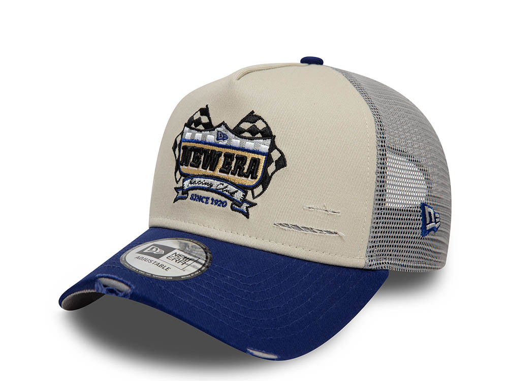 New Era Motorsport Racing Club Stone 9Forty A Frame Trucker Snapback Hat