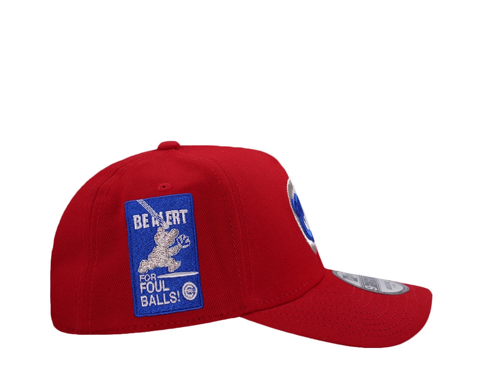 New Era Chicago Cubs Be Alert Scarlet Prime Edition 9Forty A Frame Snapback Cap