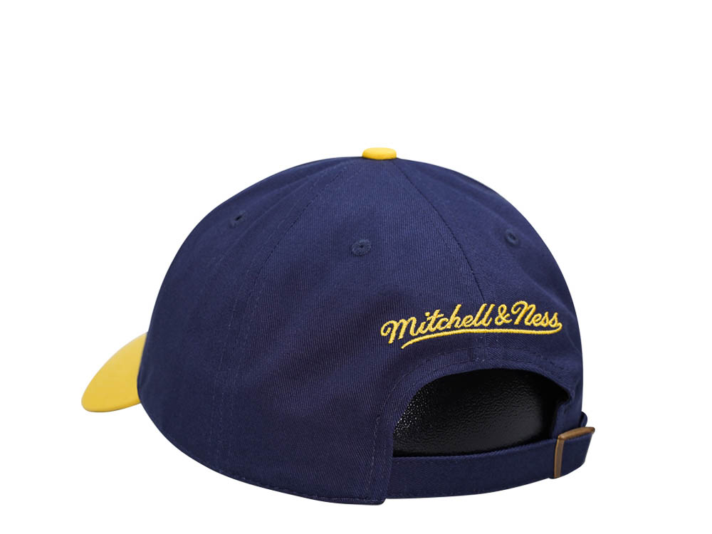 Mitchell & Ness University of Michigan Team Two Tone 2.0 Dad Strapback Hat