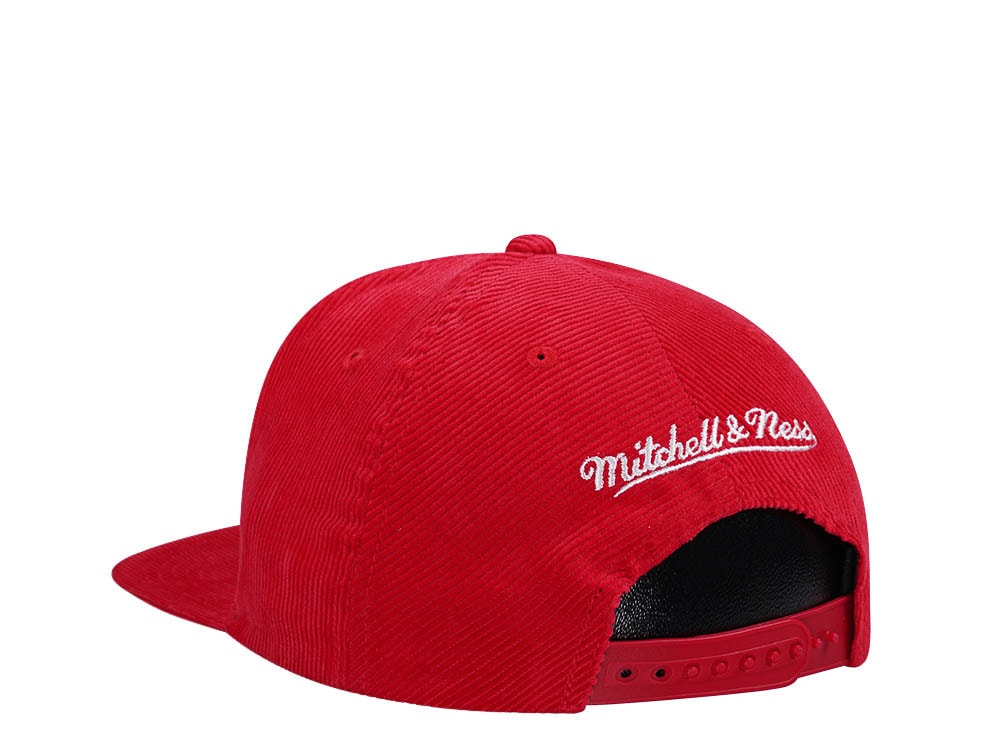Mitchell & Ness New Jersey Devils Red Cord Vintage Snapback Hat