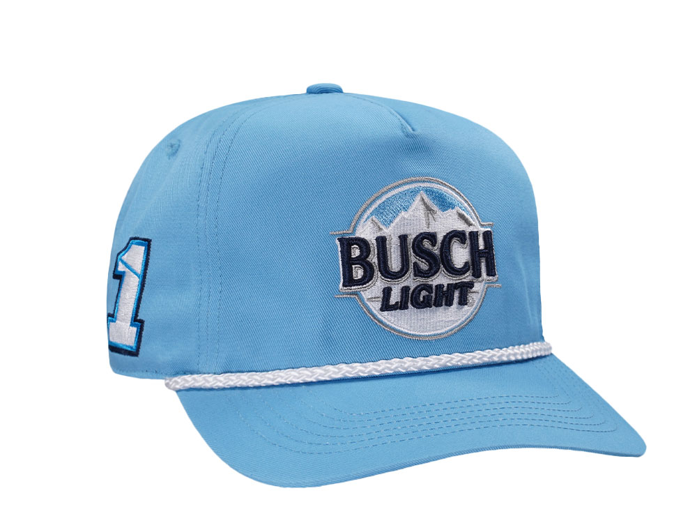 47Brand Nascar Ross Chastain Light Blue Busch Light Triple Hit Hitch Edition Snapback Cap