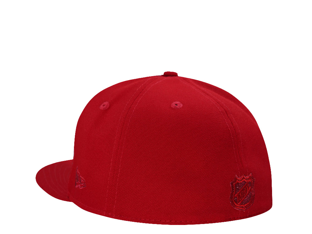 New Era Detroit Red Wings Metallic Farewell the Joe  Red Prime Edition 59Fifty Fitted Cap