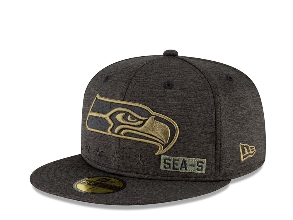 New Era Seattle Seahawks Salute to Service 2020 Fitted 59Fifty Hat