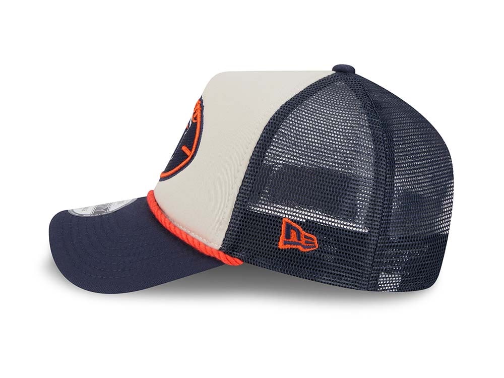 New Era Chicago Bears Sideline 2024 9Forty A Frame Trucker Snapback Hat