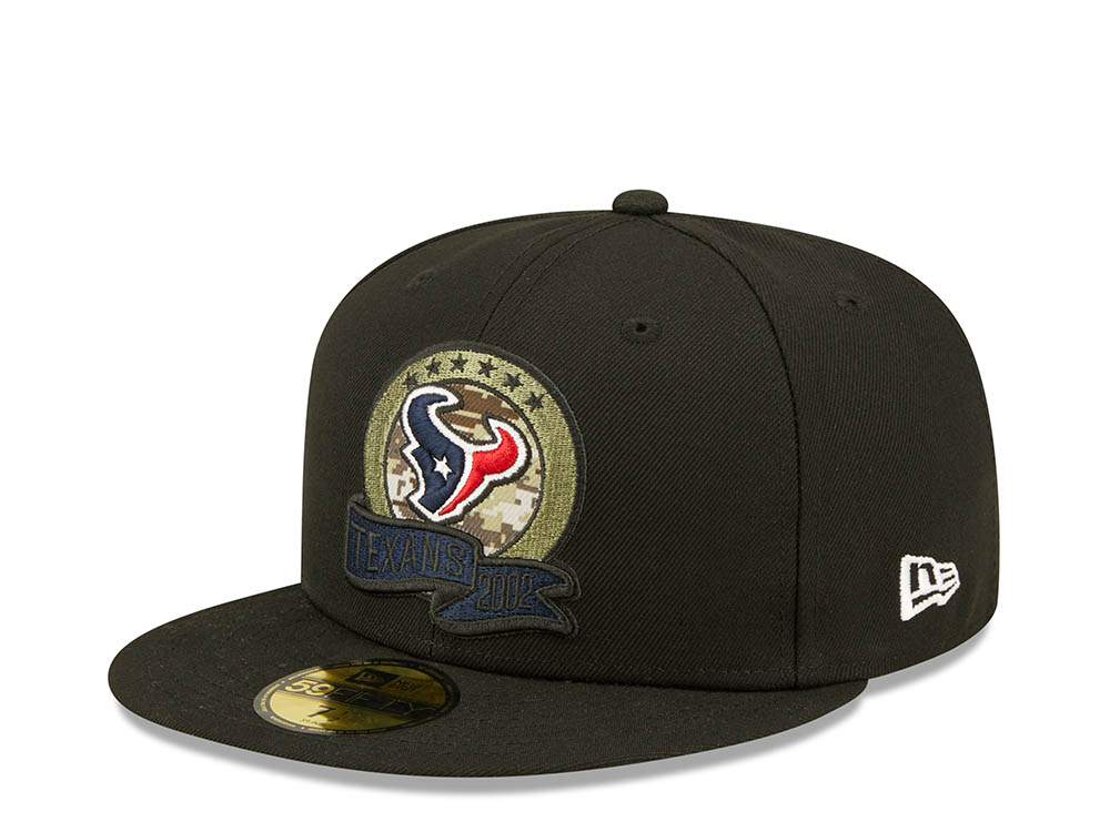 New Era Houston Texans Salute to Service 2022 Fitted 59Fifty Hat