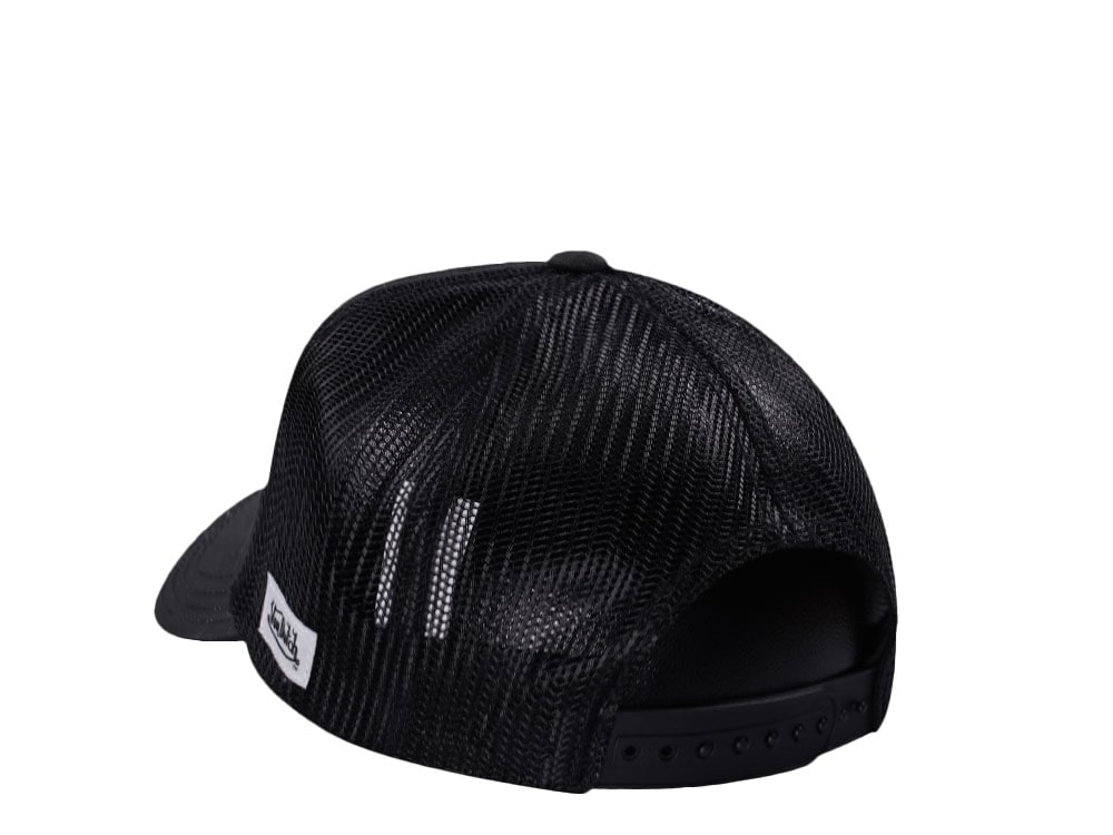 Von Dutch Motorcycle Club Screen Print Dark Gray Trucker Snapback Cap