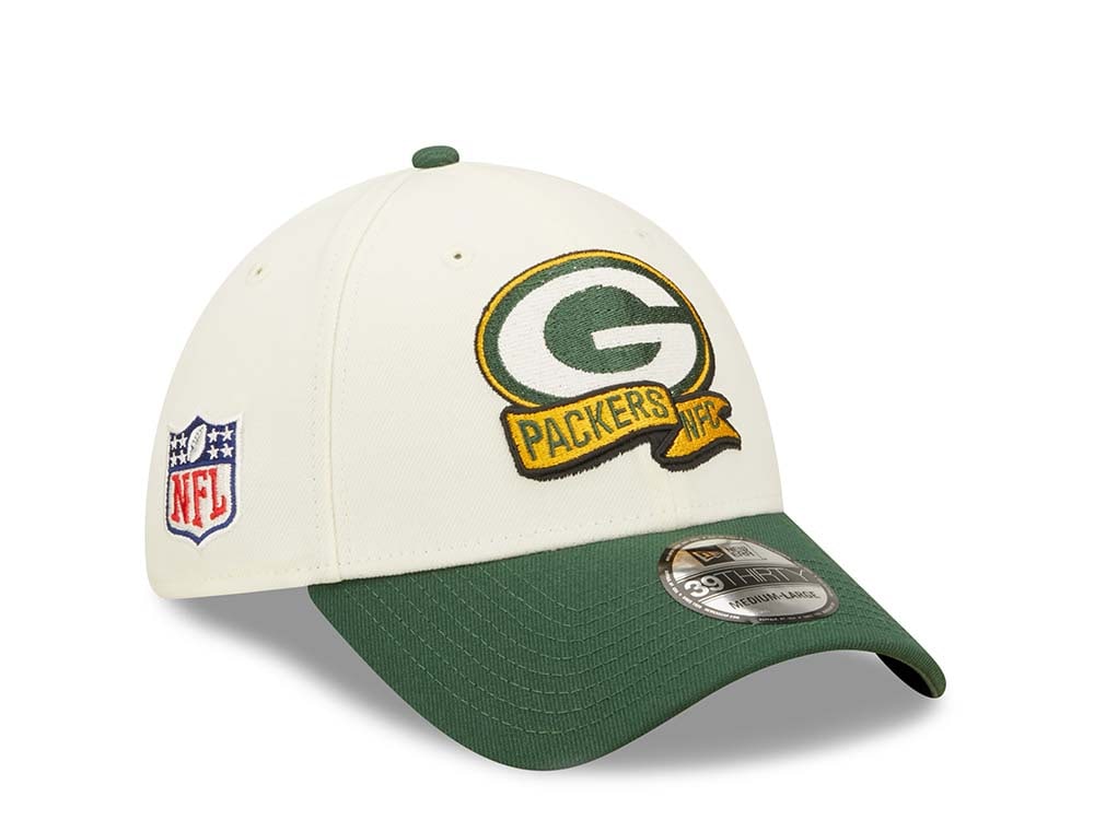 New Era Green Bay Packers NFL Sideline 2022 39Thirty Stretch Hat