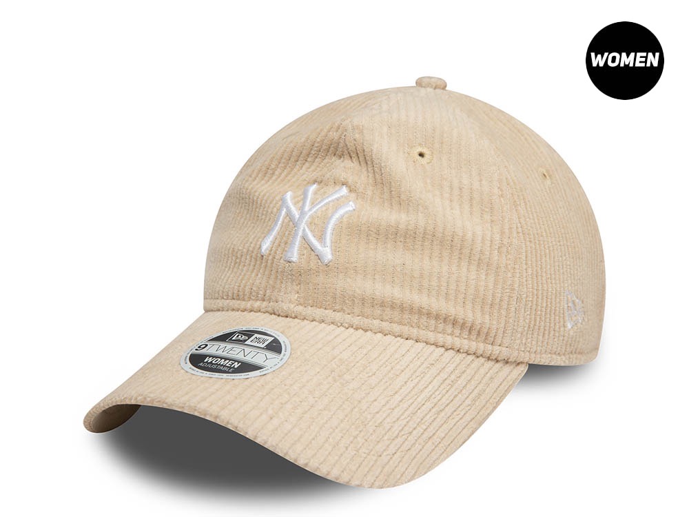 New Era New York Yankees Corduroy Stone Womens 9Twenty Strapback Hat