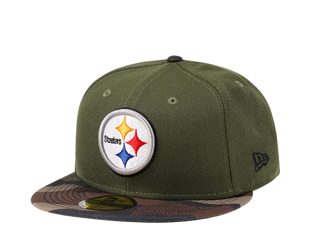 New Era Pittsburgh Steelers Camo Edition 59Fifty Fitted Hat