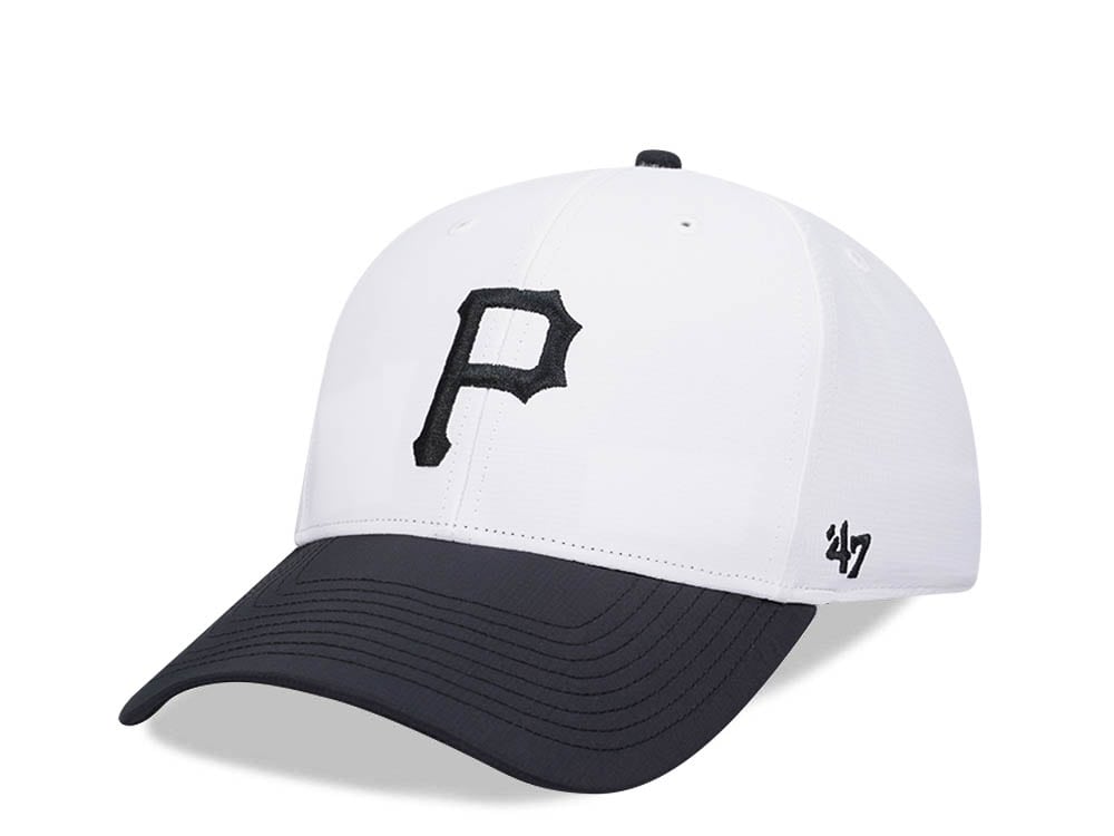 47Brand Pittsburgh Pirates White Brrr MVP Snapback Hat