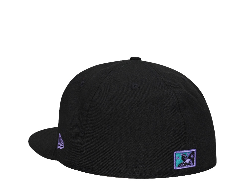 New Era Trenton Thunder Black Purple Pop Edition 59Fifty Fitted Hat