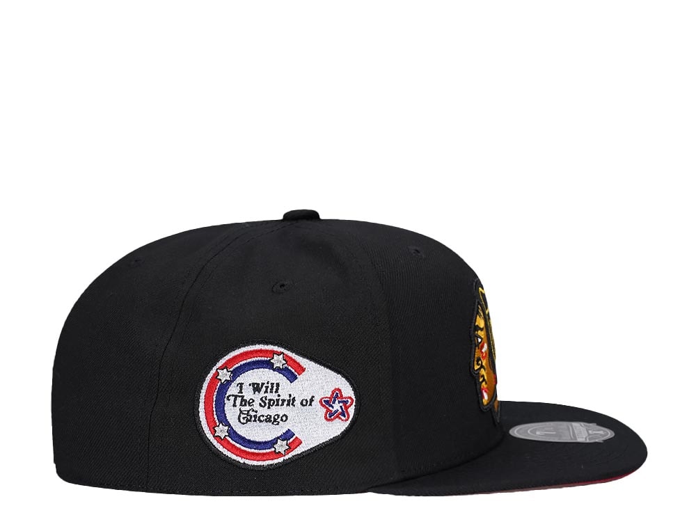Mitchell & Ness Chicago Blackhawks Spirit of Chicago Edition Dynasty Fitted Hat