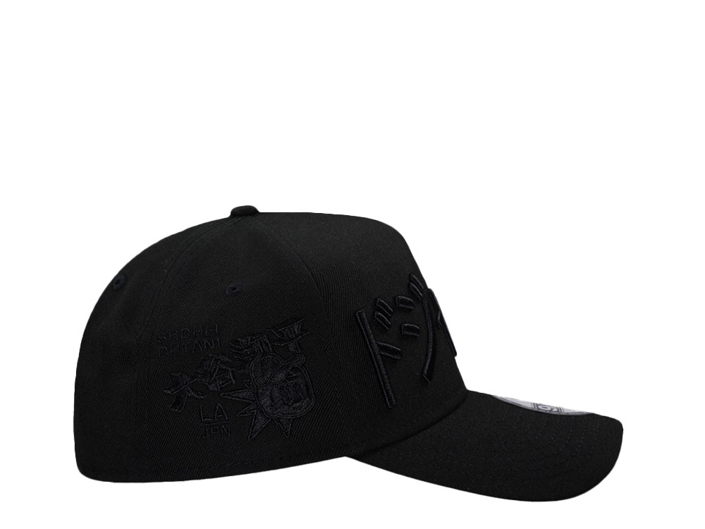 New Era Los Angeles Dodgers Ohtani Black on Black Edition 9Forty A Frame Snapback Hat