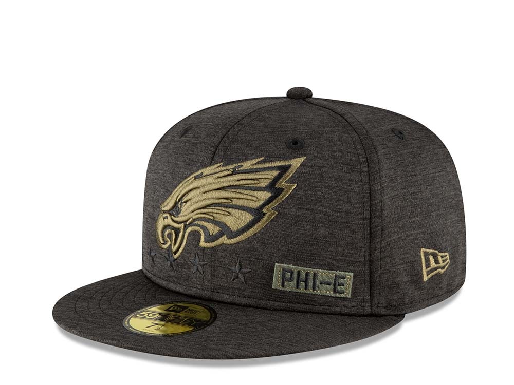 New Era Philadelphia Eagles Salute to Service 2020 Fitted 59Fifty Hat