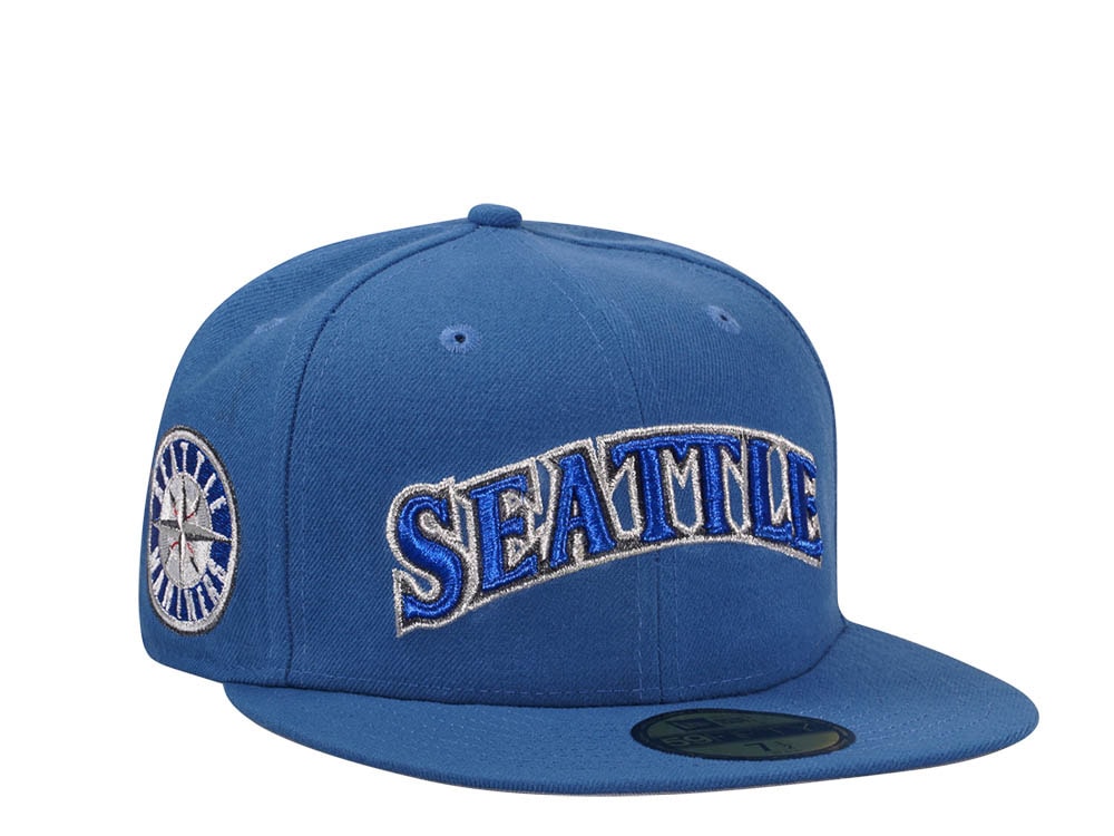 New Era Seattle Mariners Indigo Metallic Edition 59Fifty Fitted Hat