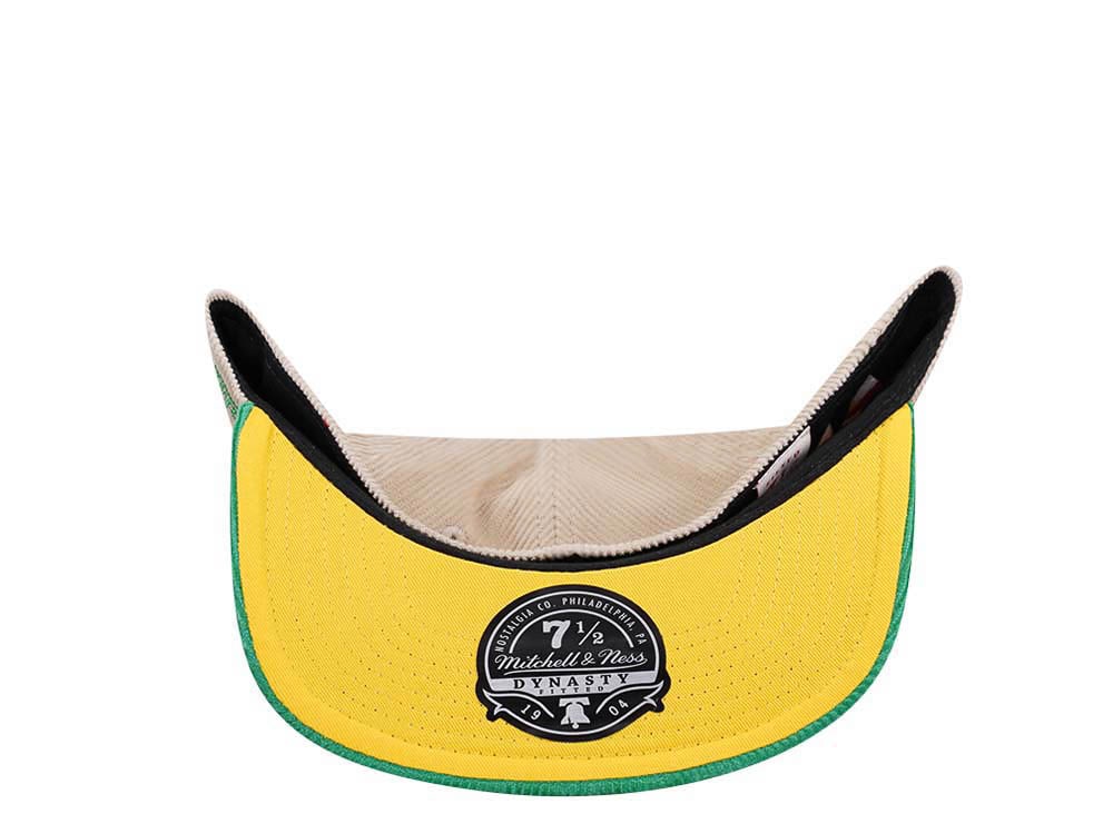 Mitchell & Ness Seattle Supersonics All Star 1994 Two Tone Hardwood Classic Cord Edition Dynasty Fitted Hat