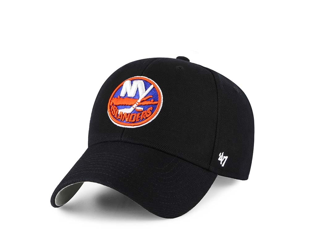 47Brand New York Islanders Classic Black Strapback Hat