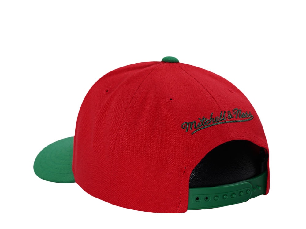Mitchell & Ness New Jersey Devils Pro Crown Fit Vintage Red Snapback Hat