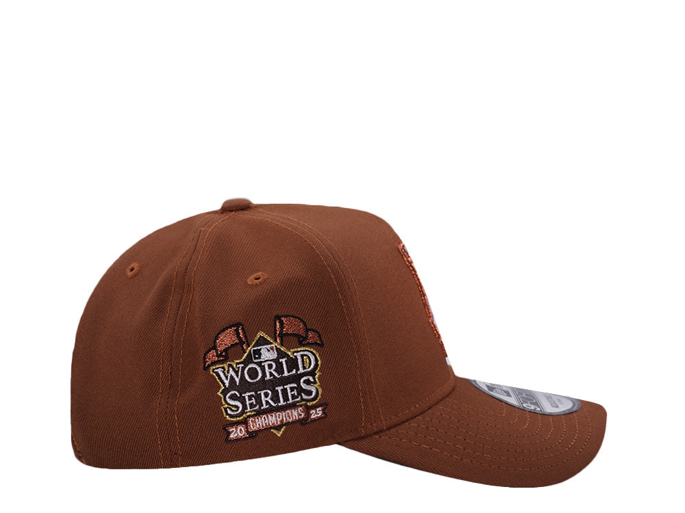 New Era Los Angeles Dodgers World Series Champions 2025 Tiramisu Prime Edition 9Forty A Frame Snapback Cap
