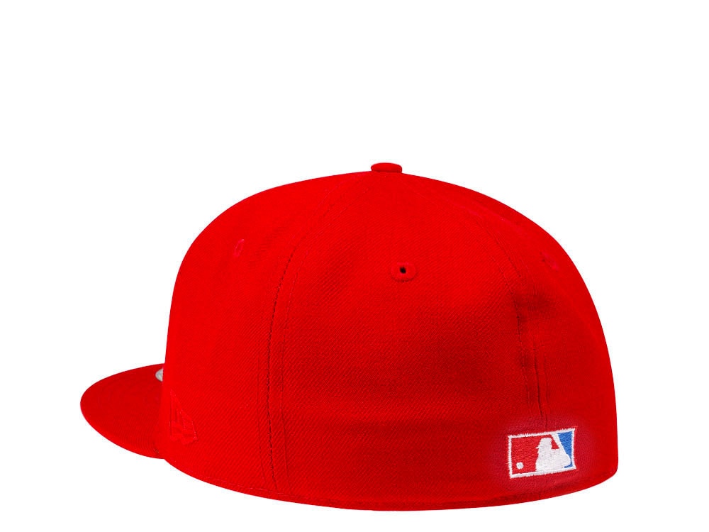 New Era Toronto Blue Jays 20th Anniversary Red Glacier Blue Edition 59Fifty Fitted Hat