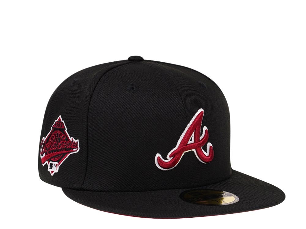 New Era Atlanta Braves World Series 1995 Pinot Noir Edition 59Fifty Fitted Hat