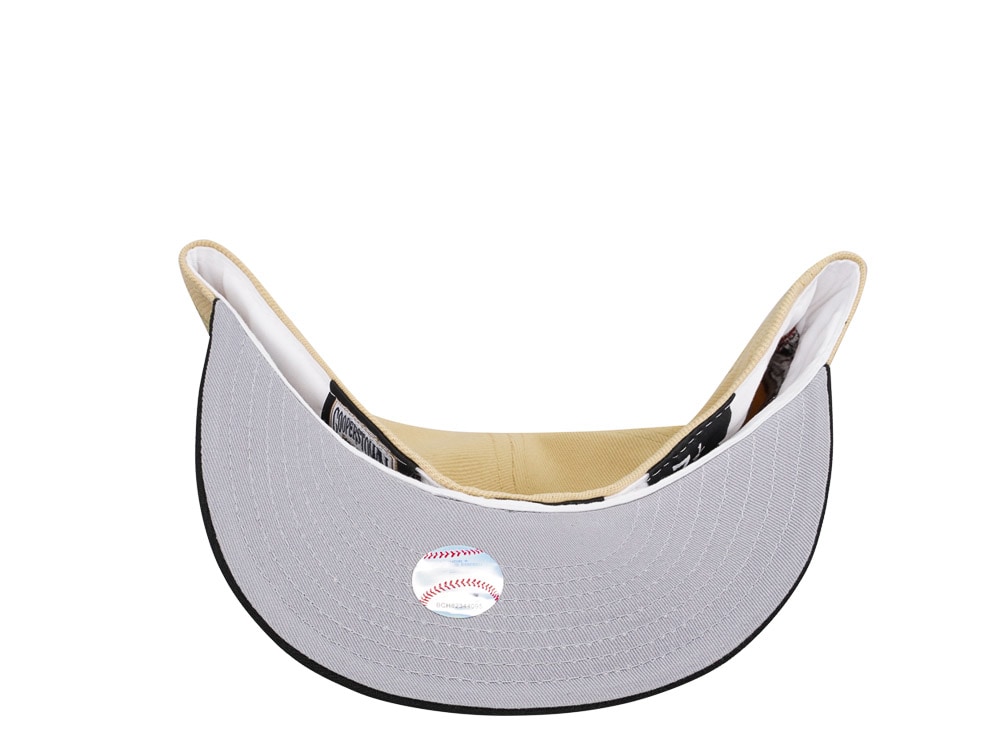 New Era Toronto Blue Jays 25th Anniversary Vegas Gold Two Tone Edition 59Fifty Fitted Hat