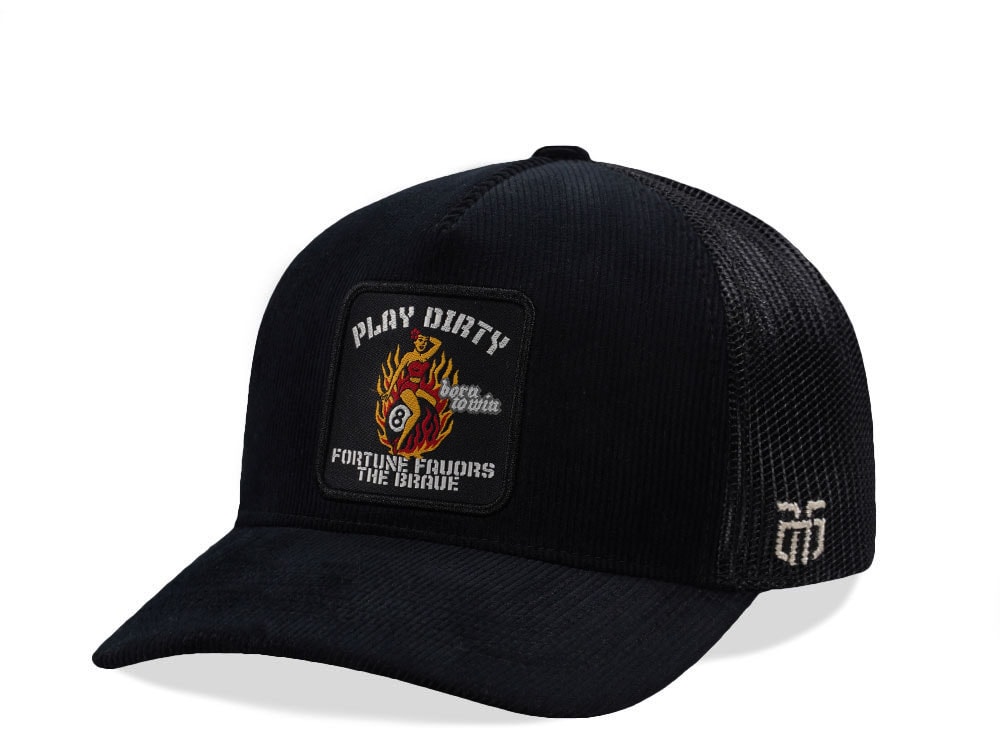 Parallel Union Play Dirty Black Edition Trucker Snapback Cap
