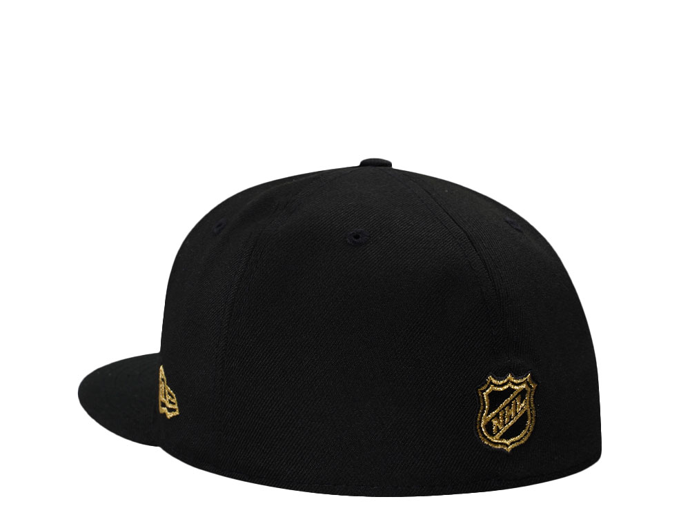 New Era Los Angeles Kings Stanley Cup Champions 2012 Black Gold Edition 59Fifty Fitted Hat