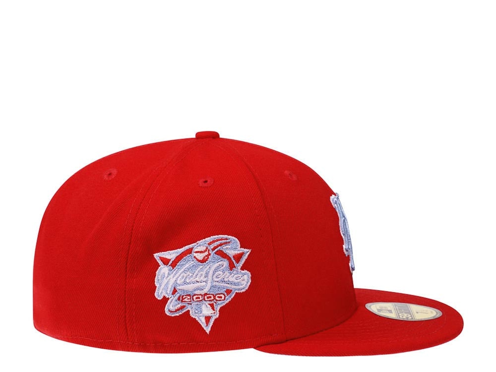 New Era New York Mets World Series 2000 Red Glacier Blue Edition 59Fifty Fitted Hat