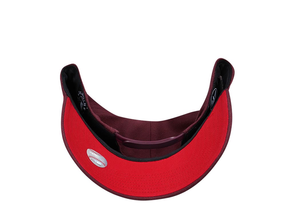 47Brand Philadelphia Phillies Dark Maroon Sure Shot MVP Snapback Hat