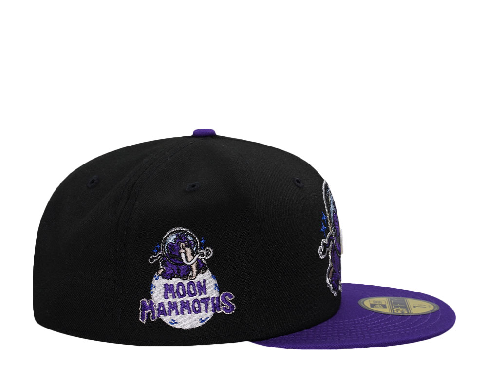 New Era Erie Moon Mammoths Black Two Tone Edition 59Fifty Fitted Cap