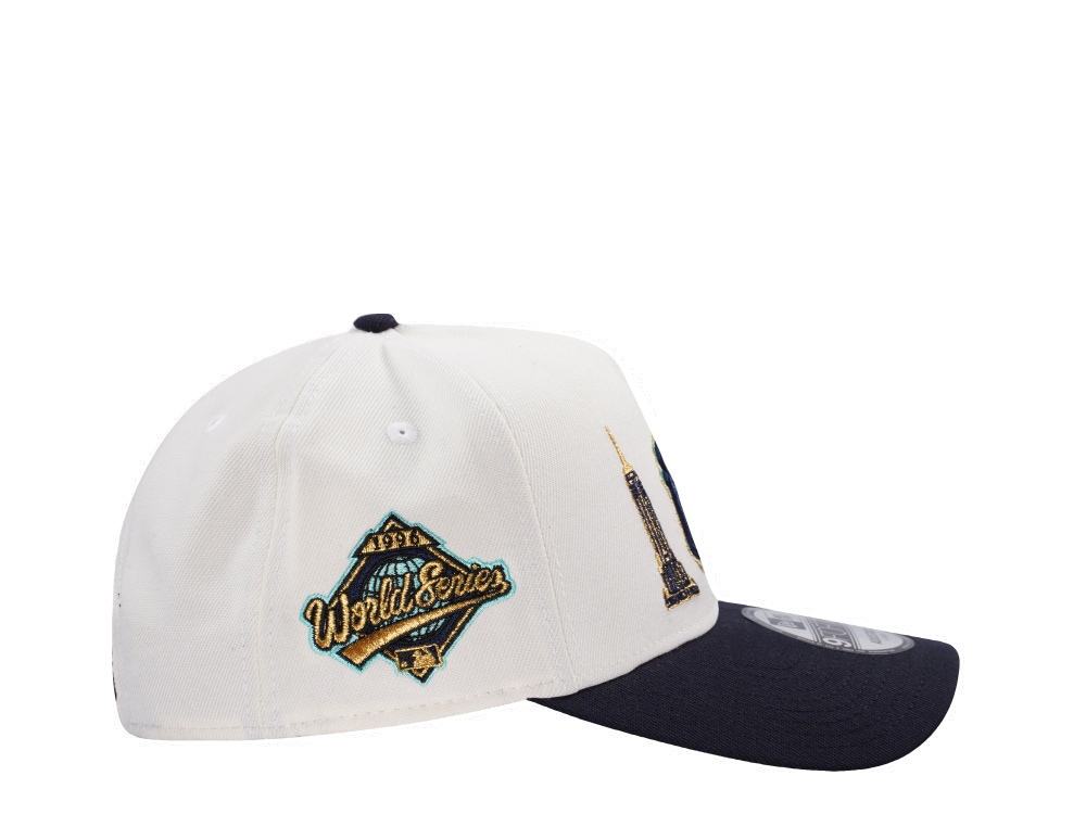 New Era New York Yankees World Series 1996 Chrome Two Tone Edition 9Forty A Frame Snapback Cap