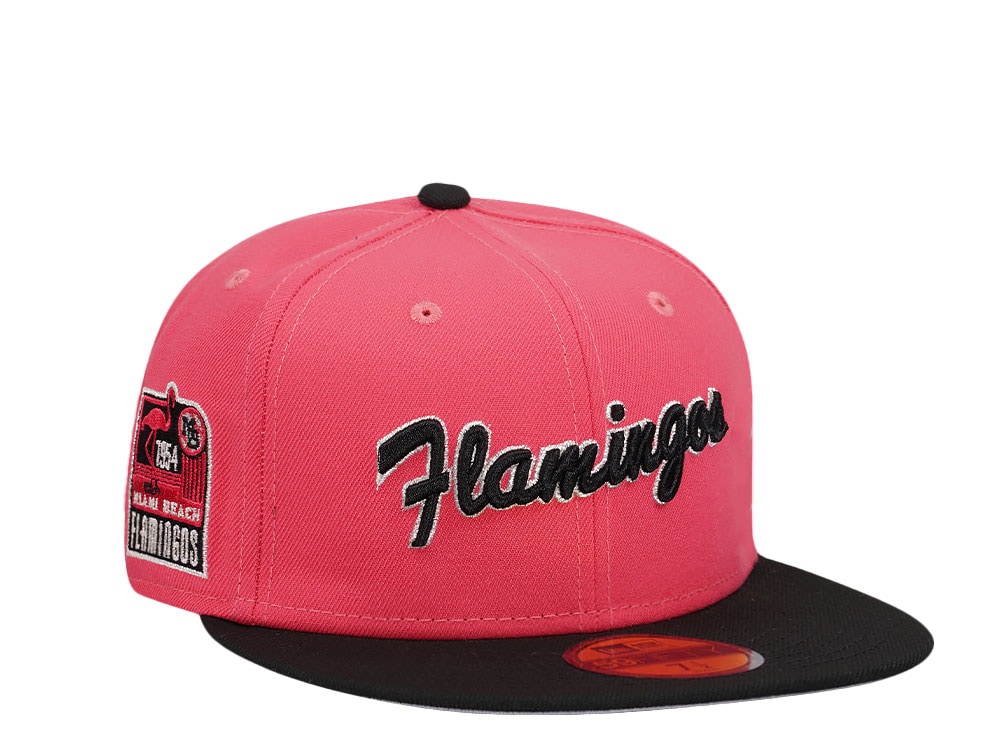 New Era Miami Beach Flamingos Prime Two Tone Edition 59Fifty Fitted Hat