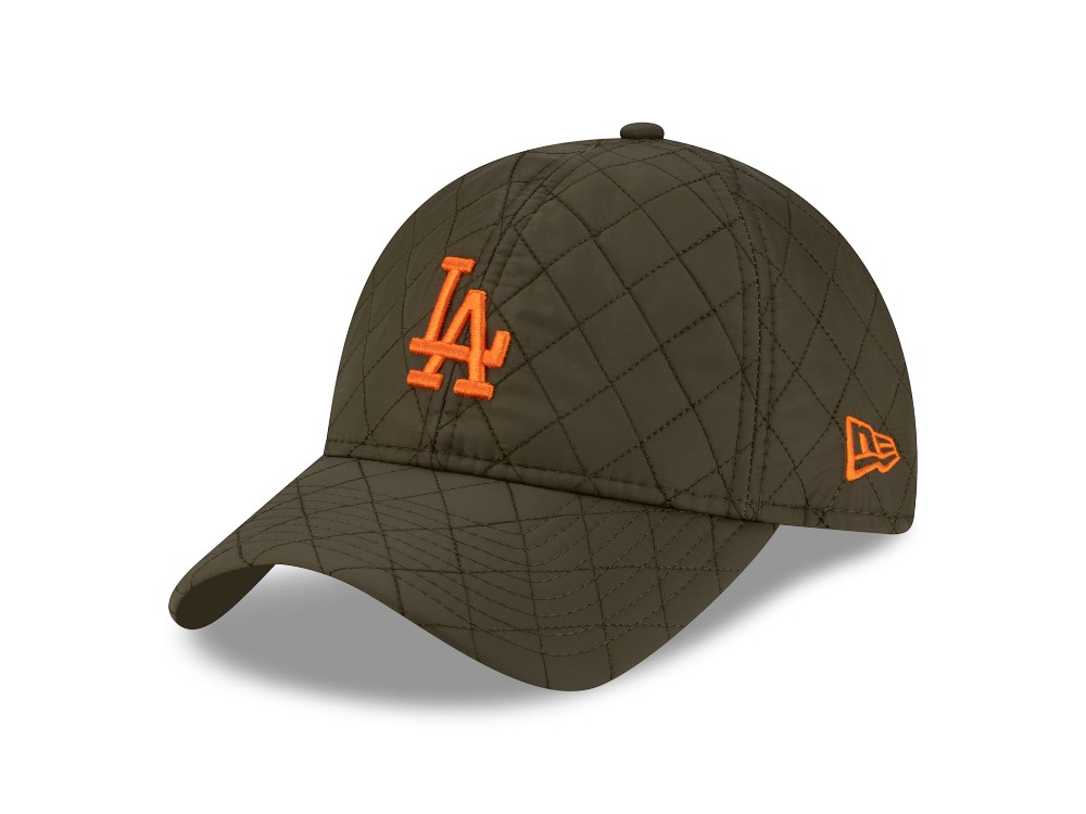 New Era Los Angeles Dodgers Quilted Olive 9Twenty Snapback Cap
