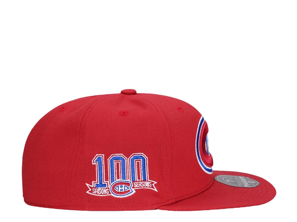Mitchell & Ness Montreal Canadiens 100 Seasons Edition Dynasty Fitted Hat