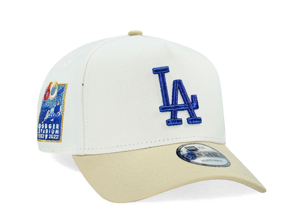 New Era Los Angeles Dodgers 60th Anniversary Sneaky Chrome Two Tone Edition 9Forty A Frame Snapback Hat